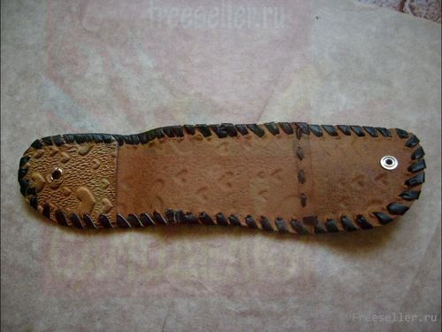 Кожаный браслет своими руками