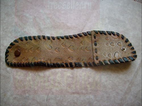 Кожаный браслет своими руками