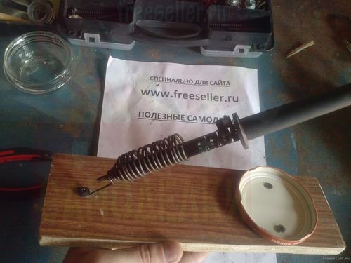 Процесс изготовления подставки держателя для паяльника