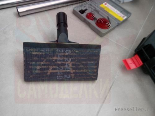 Самодельное приспособления для шлифования без пыли