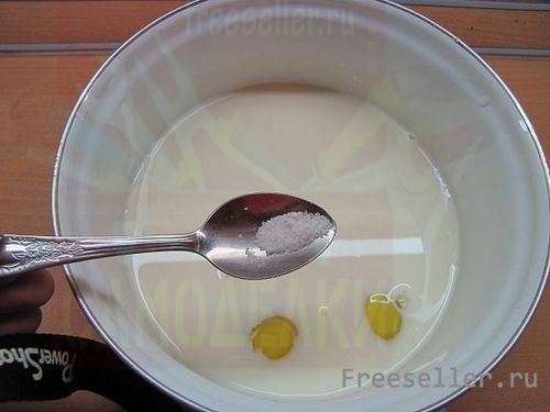 Приготовление вкусных блинов на молоке