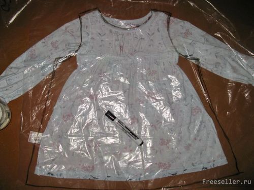 Изготовление фартука для занятий рисованием