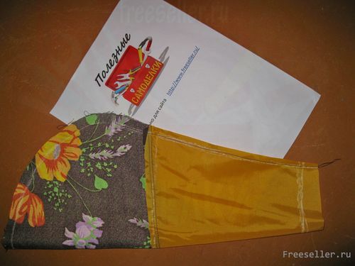 Изготовление фартука для занятий рисованием