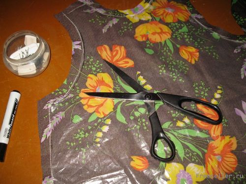 Изготовление фартука для занятий рисованием