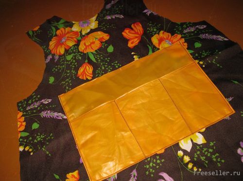 Изготовление фартука для занятий рисованием