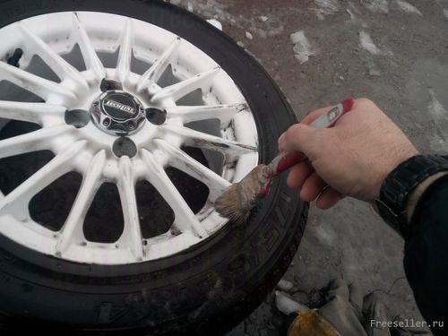 Моем колеса не пачкая руки