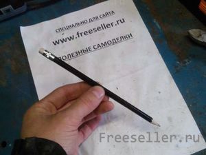 Тайник для шпаргалок из простого карандаша