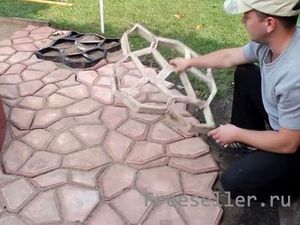 Садовая дорожка своими руками Часть 3 - плавный поворот