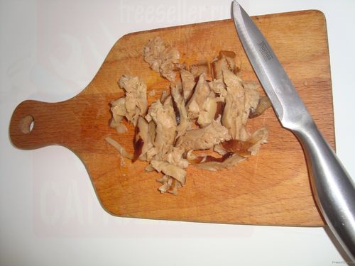 Процесс приготовления грибного слата