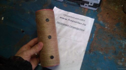 Процесс изготовления вазы из банки от чистящего средства