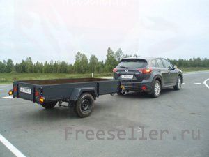 Самодельный Прицеп для Мазды СХ-5. Для всех своих автомобилей, я изготовляю прицепы сам.