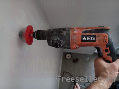 Сверление отверстий без пыли и пылесоса