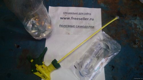 Доработка распылителя для бутылки