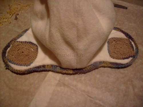 Шапочка из флисовой ушанки