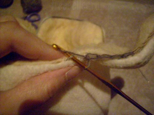 Изготовление шапочки из флисовой ушанки