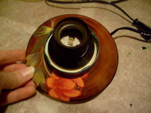 Плафон-бутылка для полностью самодельной лампы