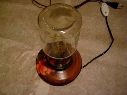 Плафон-бутылка для полностью самодельной лампы