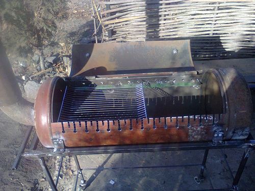 Самодельный мангал из газового баллона