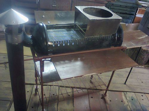 Самодельный мангал из газового баллона