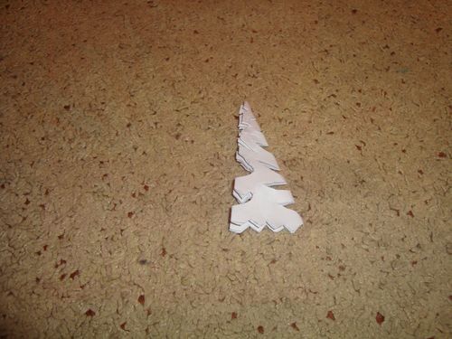 Снежинка из бумаги