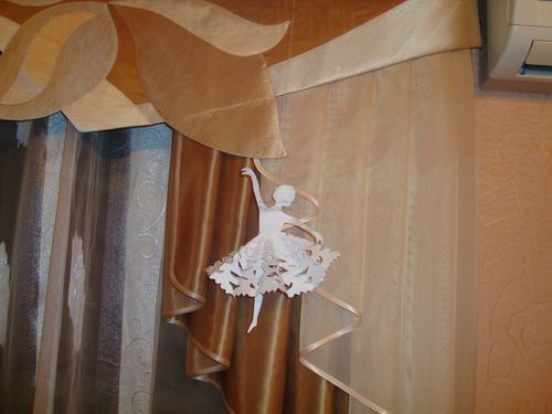 Балеринка из бумаги