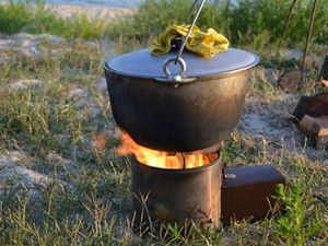 Туристическая ТУРБО-ПЕЧКА своими руками