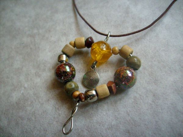 Подвеска-сердечко своими руками