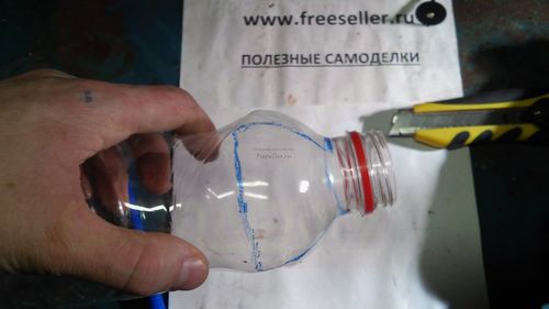 Изготовление защитного кожуха для бор-машинки из пластиковой бутылки