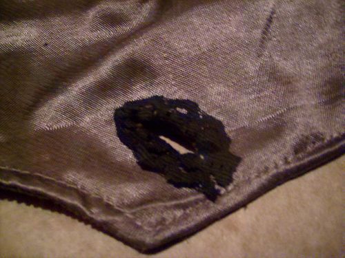 Оригинальный способ обработки одёжных петель