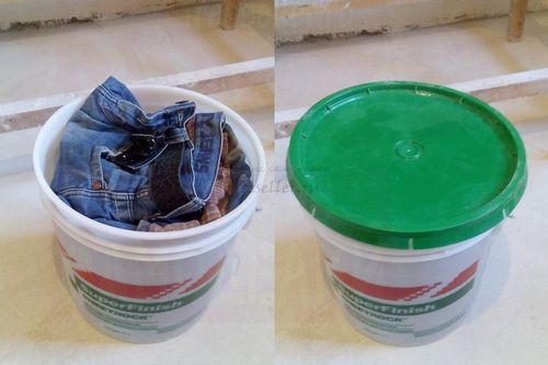 Строительный гардероб из ведра Шитрок