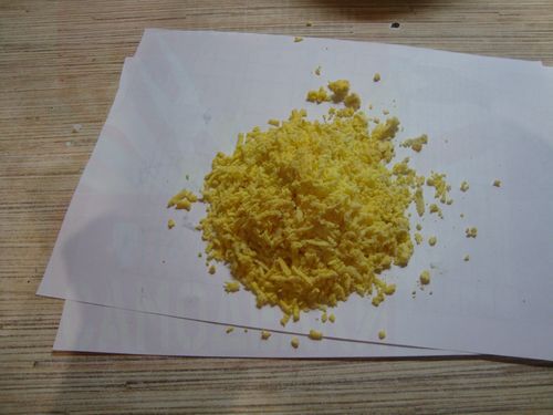 Процесс приготовления салата Мимоза