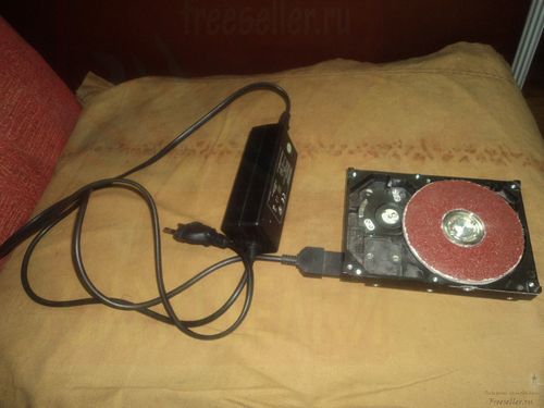 Самодельный наждак из жесткого диска