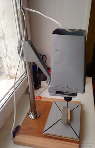 Сверлильный станок из фотоувеличителя