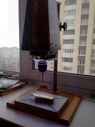 Сверлильный станок из фотоувеличителя