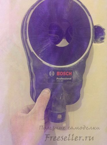 специальный пылеулавливающий кожух для сверления Bosch GDE162 Professional