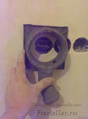 Самодельное устройство для сбора пыли при сверлении подрозетников