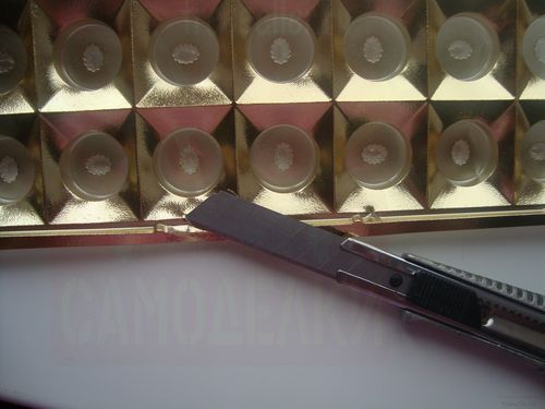 Изготовление органайзера из коробки от конфет