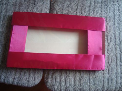 Процесс изготовления фоторамки из коробки для конфет