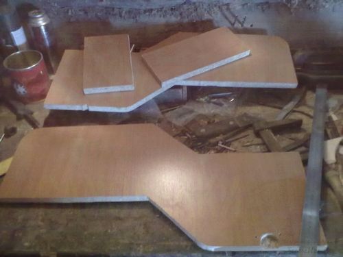 Раскрой деталей для детского трактора из ЛДСП