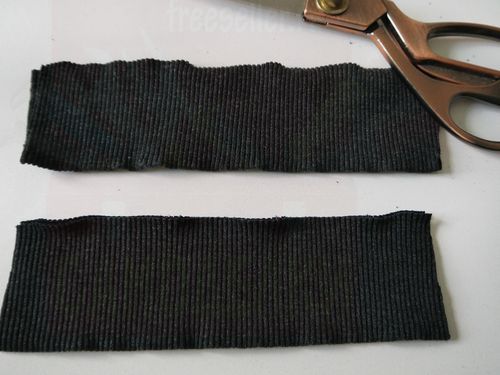 Процесс изготовления свитера из сумки