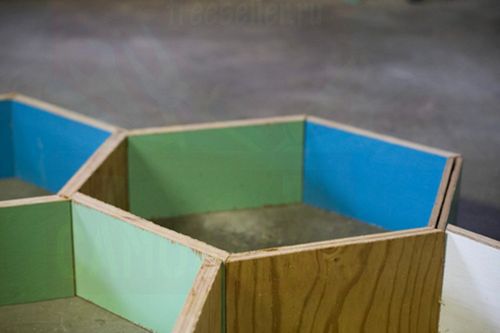 Полки соты для хранения вещей своими руками