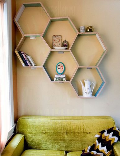 Полки соты для хранения вещей своими руками