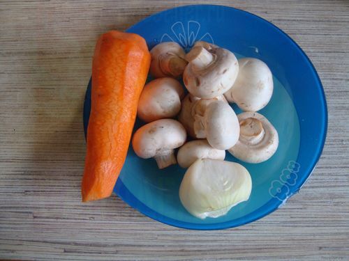 Ингредиенты для приготовления запеченных шампиньонов