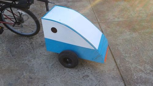 Самодельный прицеп для велосипеда