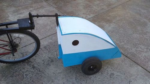 Самодельный прицеп для велосипеда