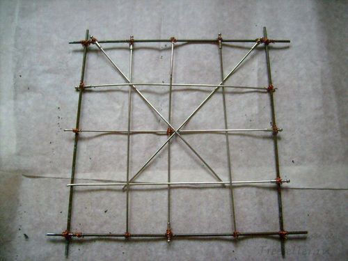 Функциональная металлическая решётка своими руками