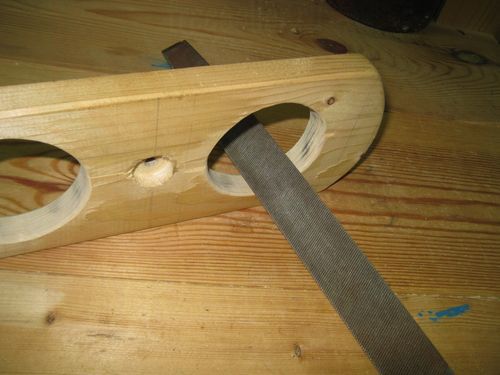 Изготовление гири из гантель