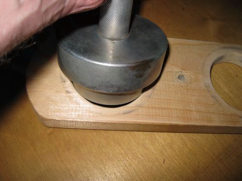 Изготовление гири из гантель