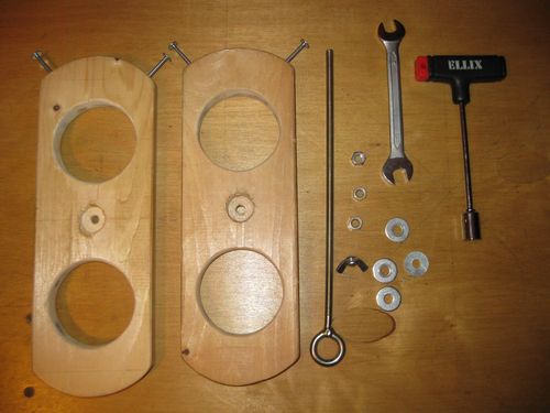 Изготовление гири из гантель