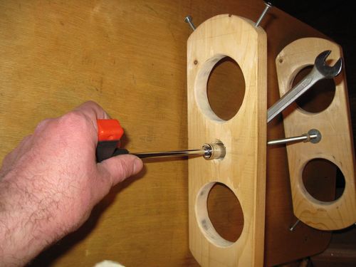 Изготовление гири из гантель